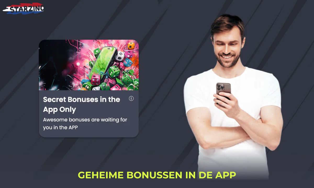 Geheime bonus via de Starzino mobiele app