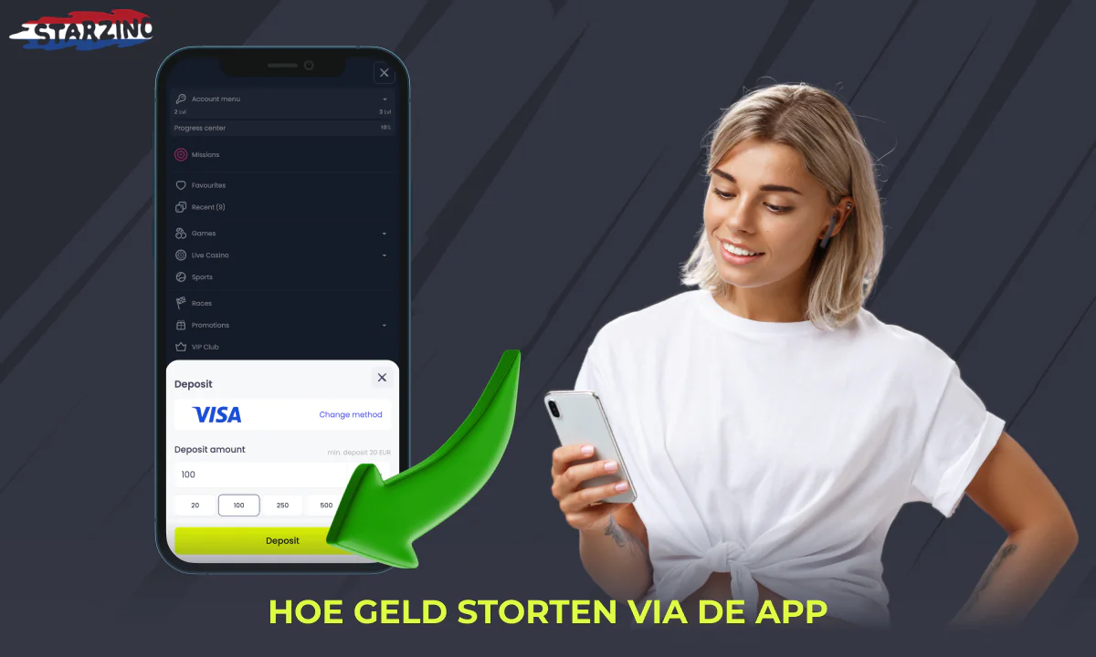 Opname-instructies via Starzino apps